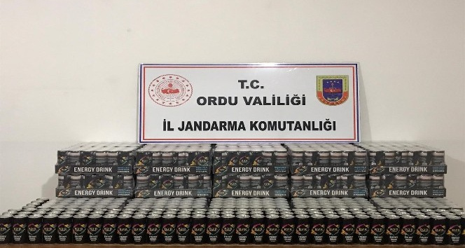 Fatsa’da sahte enerji içeceği ele geçirildi