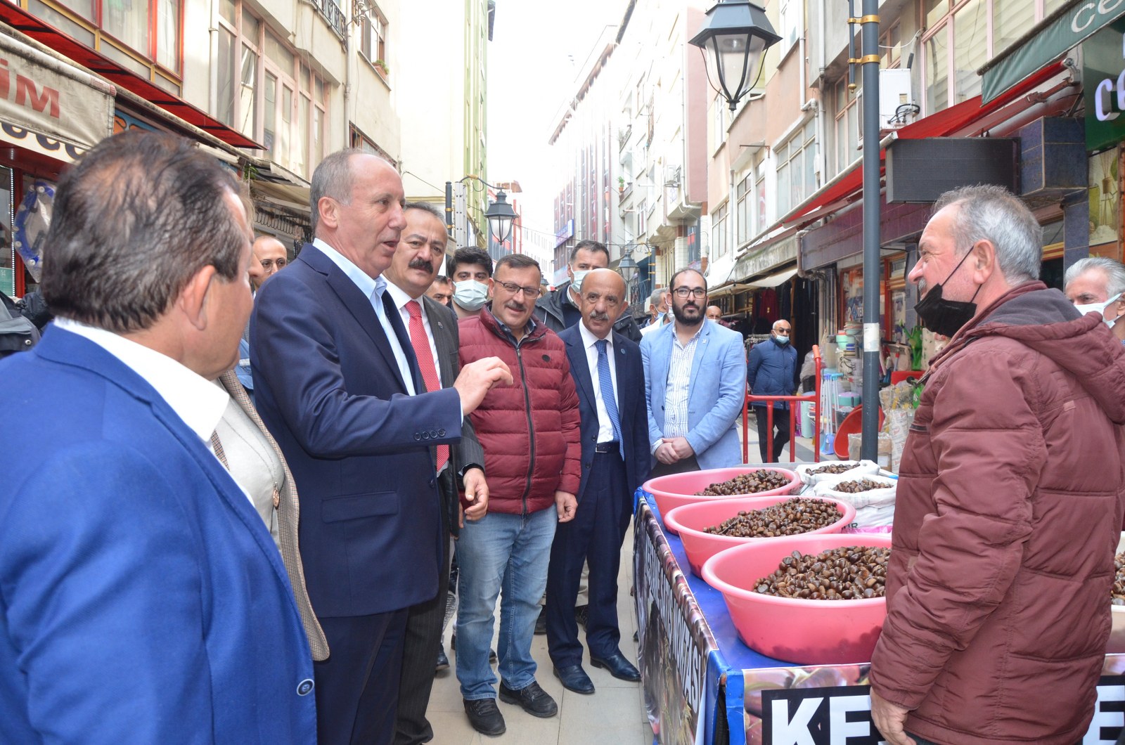 İNCE, FATSA’DA ESNAFLARI ZİYARET ETTİ