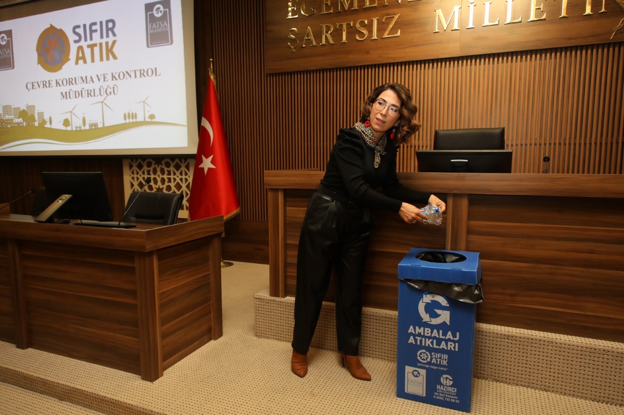 BELEDİYE PERSONELİNE SIFIR ATIK, İKLİM DEĞİŞİKLİĞİ VE ÇEVRE KİRLİLİĞİ