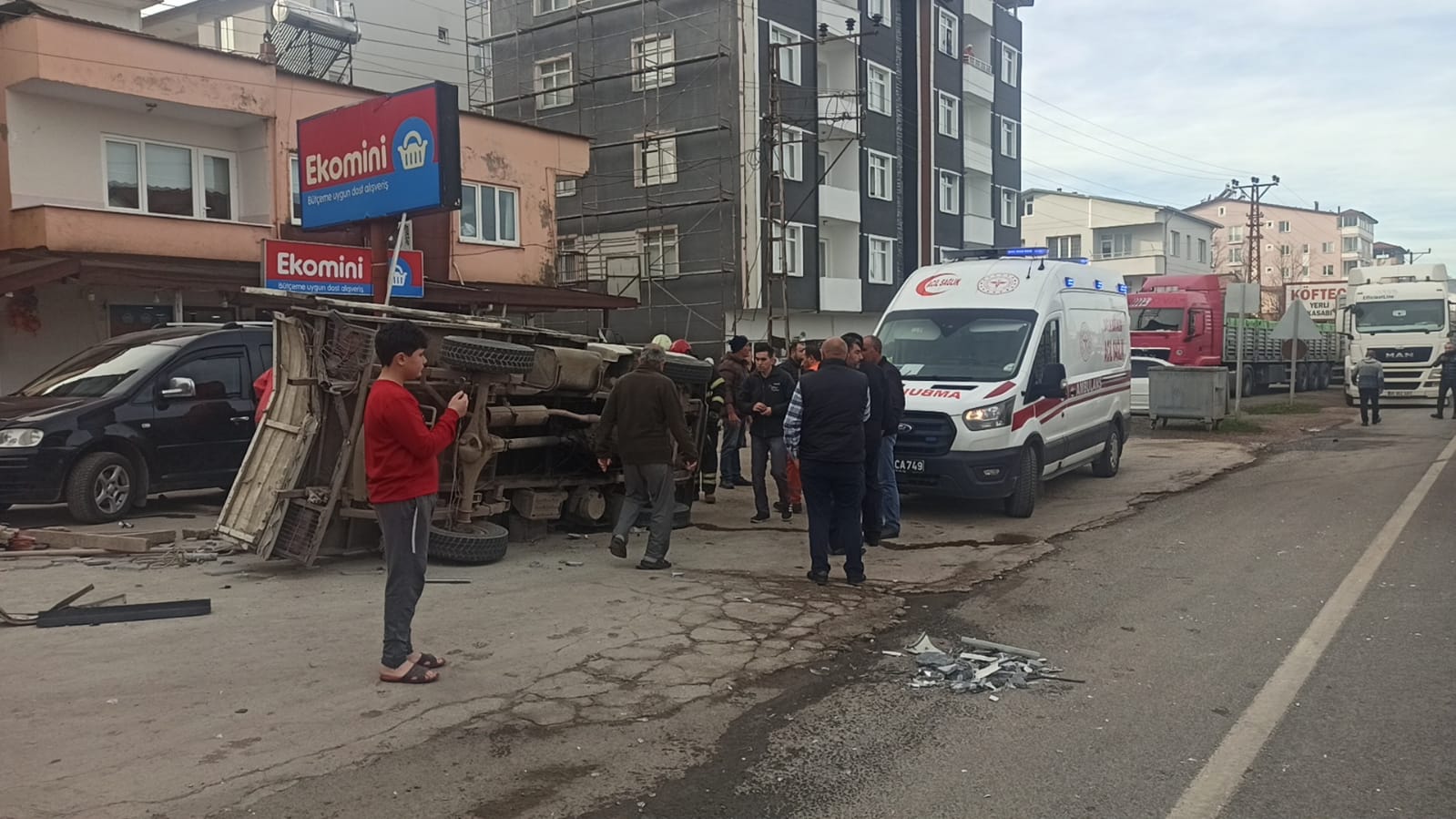 Fatsa’da trafik kazası : 2 yaralı