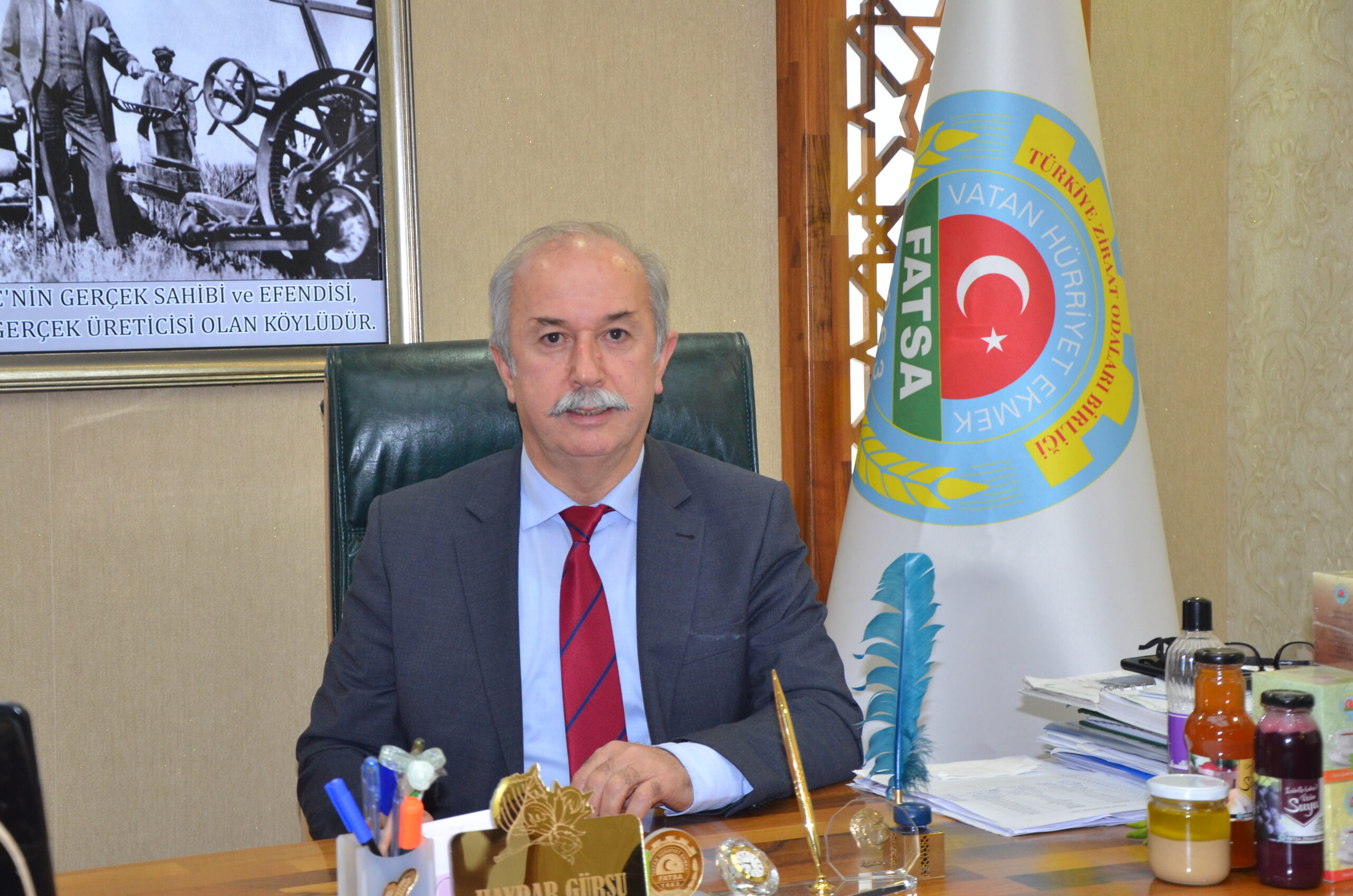 Fatsa Ziraat Odası Başkanı Haydar Gürsu, “İklim Değişikliği Bizi Korkutmalı”