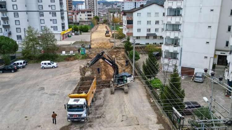 FATSA’DA ALTYAPI ÇALIŞMALARI SÜRÜYOR