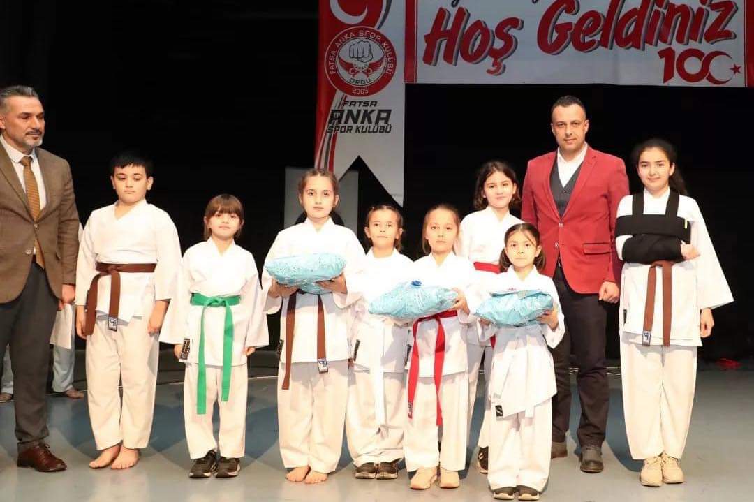 Fatsa Anka Spor Kulübü’nden Karate Kuşak Sınavı Ve Sertifika Töreni
