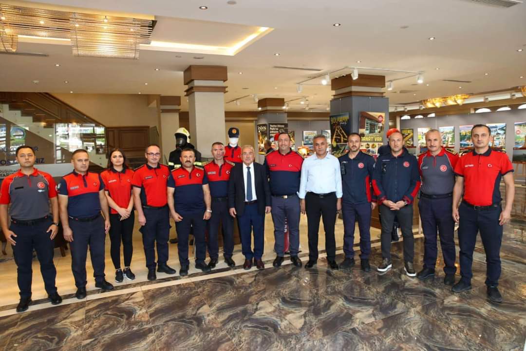 Ordu İtfaiyesi Türk İtfaiye Teşkilatının 310. Yıl Dönümü Kapsamında Başkan Güler’i Ziyaret Etti