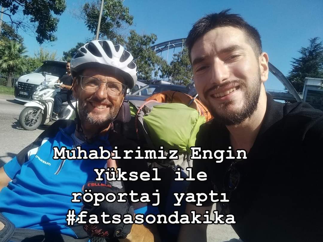 Belçika’dan Bisikletle Yola Çıktı, Fatsa’ya Ulaştı